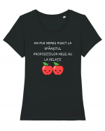 PROPOZIȚII SAU RELAȚII??? Tricou mânecă scurtă guler larg fitted Damă Expresser