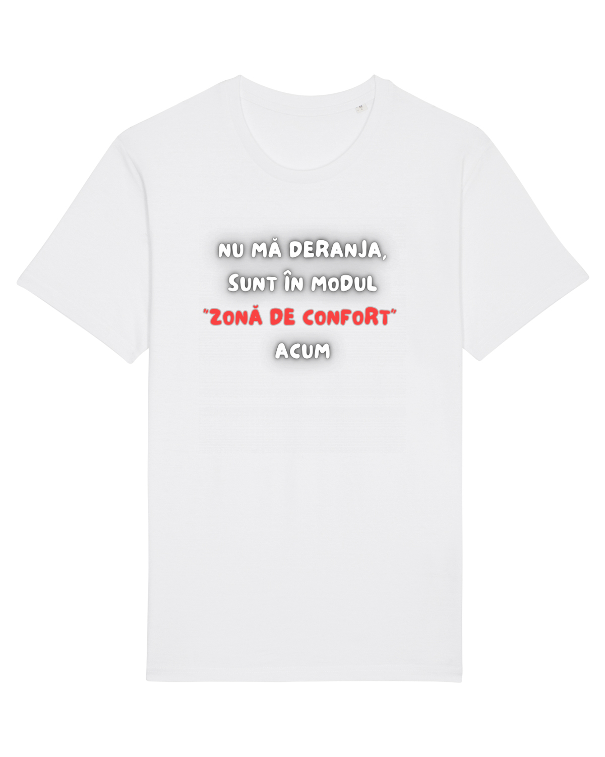 Tricou mânecă scurtă Unisex Rocker White