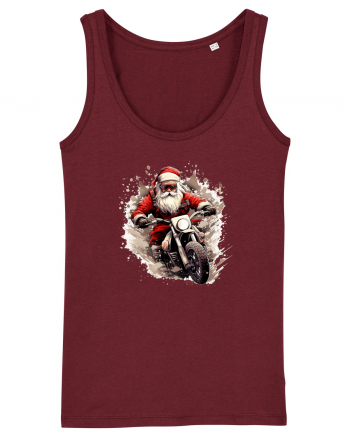 Rocker Santa  Burgundy