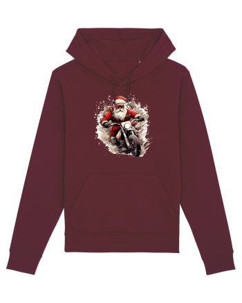 Rocker Santa  Burgundy