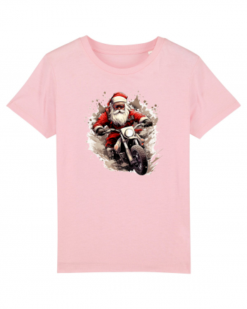 Rocker Santa  Cotton Pink