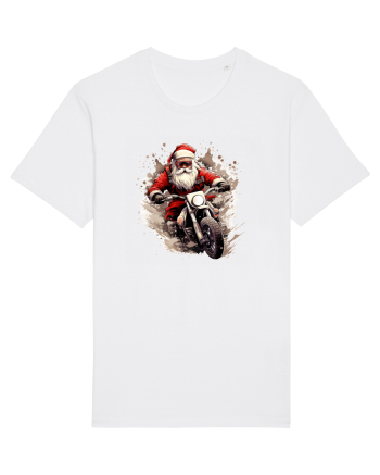Rocker Santa  White