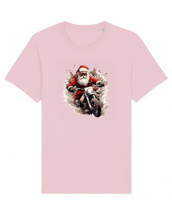 Rocker Santa  Cotton Pink