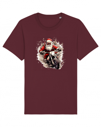 Rocker Santa  Burgundy