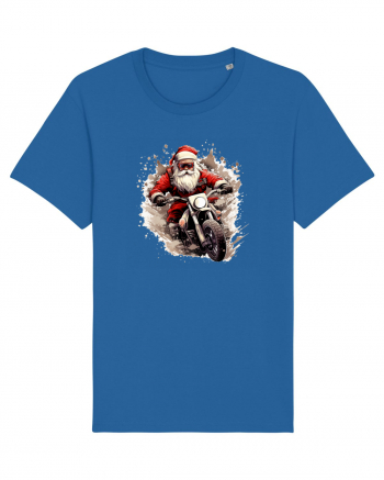 Rocker Santa  Royal Blue