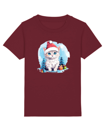 Christmas cat Burgundy
