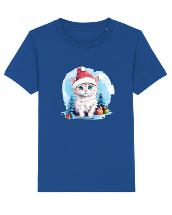 Christmas cat Majorelle Blue