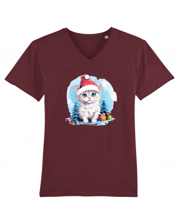 Christmas cat Burgundy