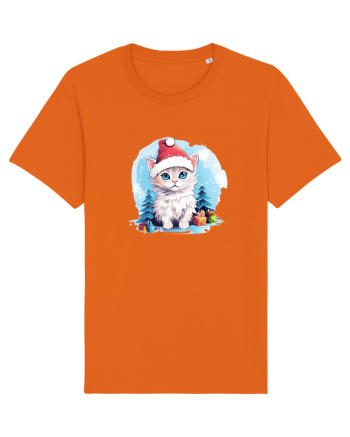 Christmas cat Bright Orange