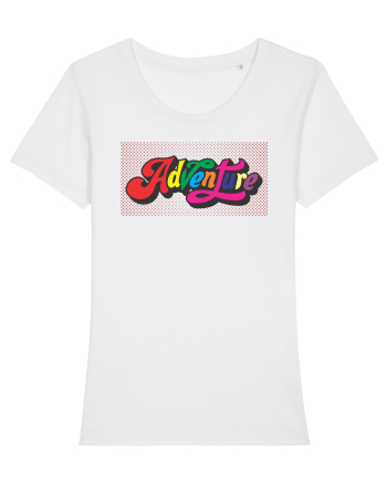Adventure text White