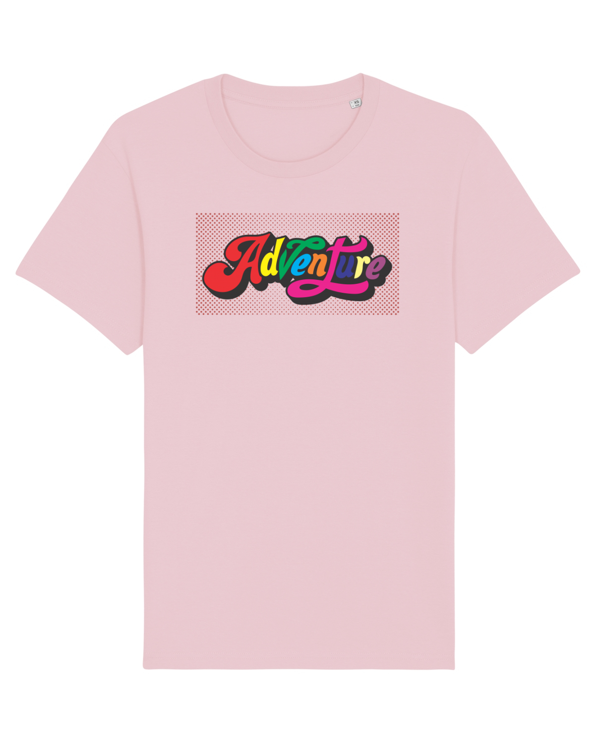 Tricou mânecă scurtă Unisex Rocker Cotton Pink