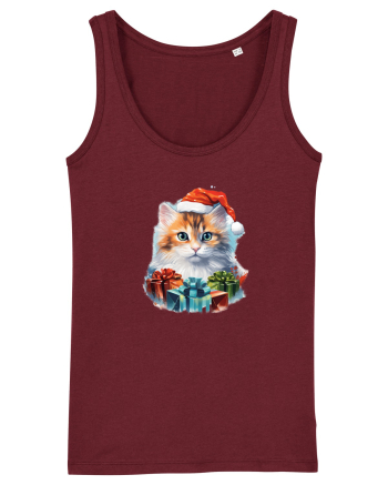 Christmas cat Burgundy