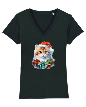 Christmas cat Black