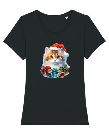 Christmas cat Black