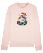 Christmas cat Bluză mânecă lungă Unisex Rise