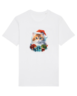 Christmas cat Tricou mânecă scurtă Unisex Rocker
