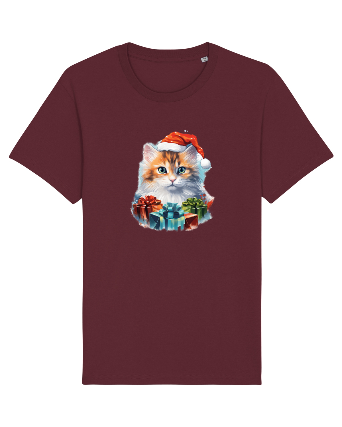 Tricou mânecă scurtă Unisex Rocker Burgundy