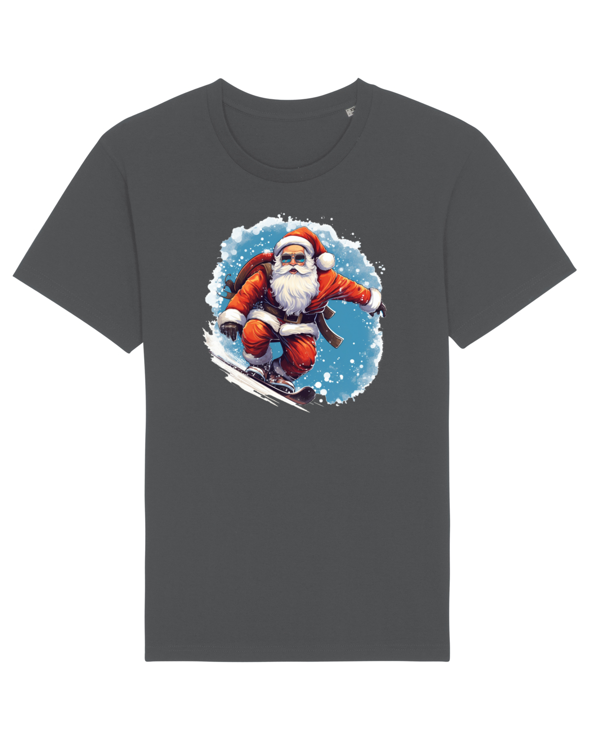 Tricou mânecă scurtă Unisex Rocker Anthracite