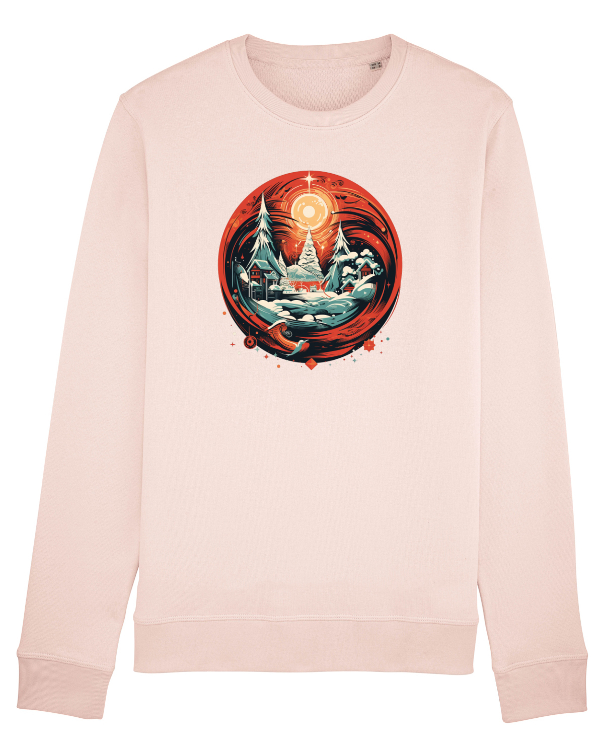 Bluză mânecă lungă Unisex Rise Candy Pink