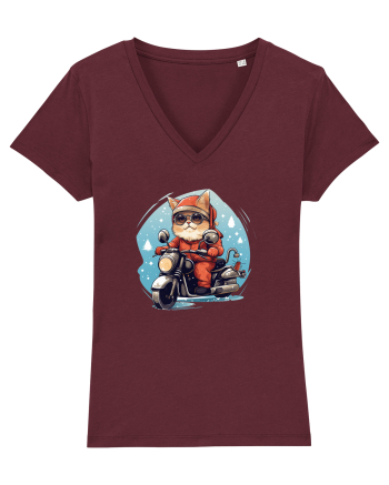 Rocker Cat Burgundy