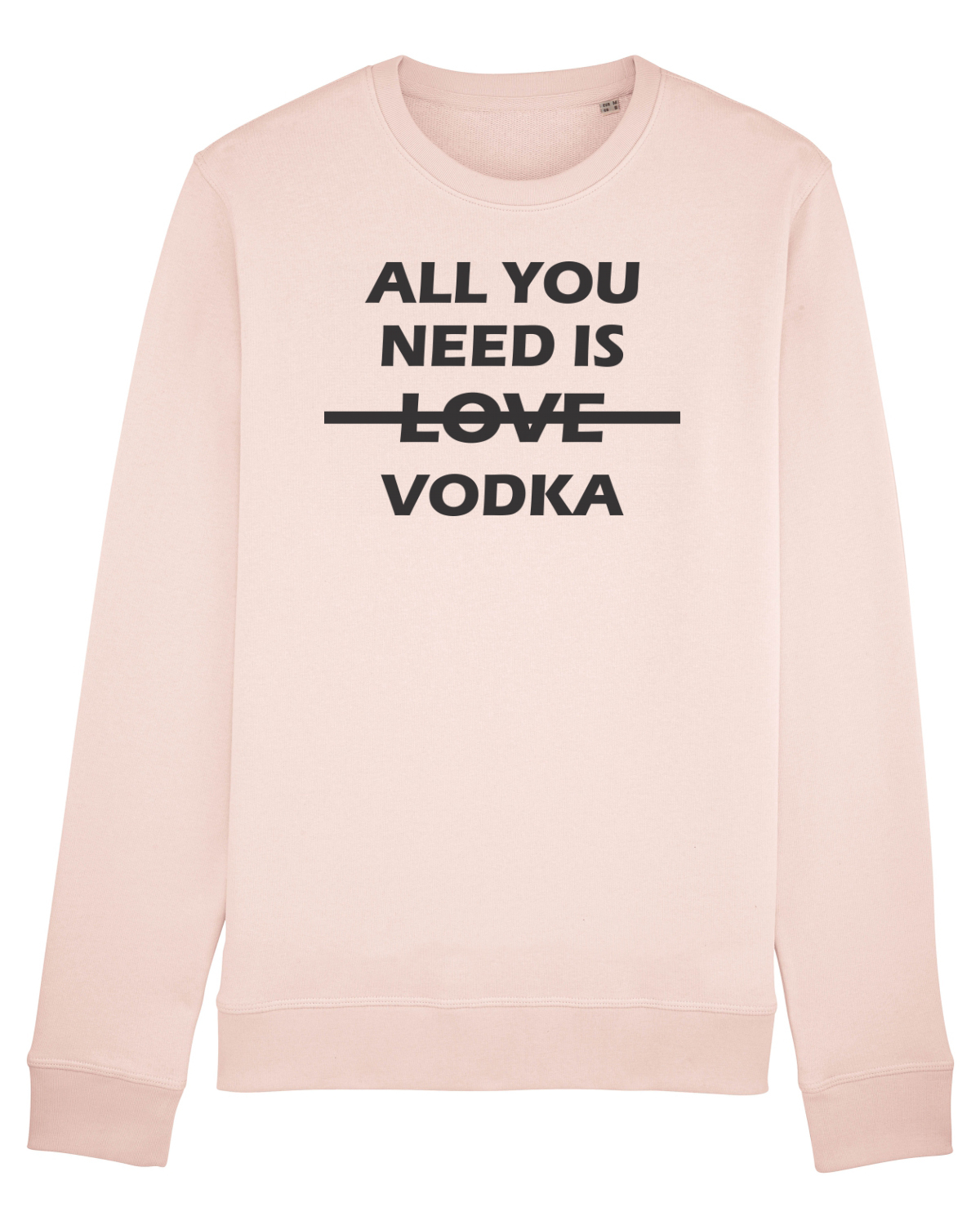 Bluză mânecă lungă Unisex Rise Candy Pink