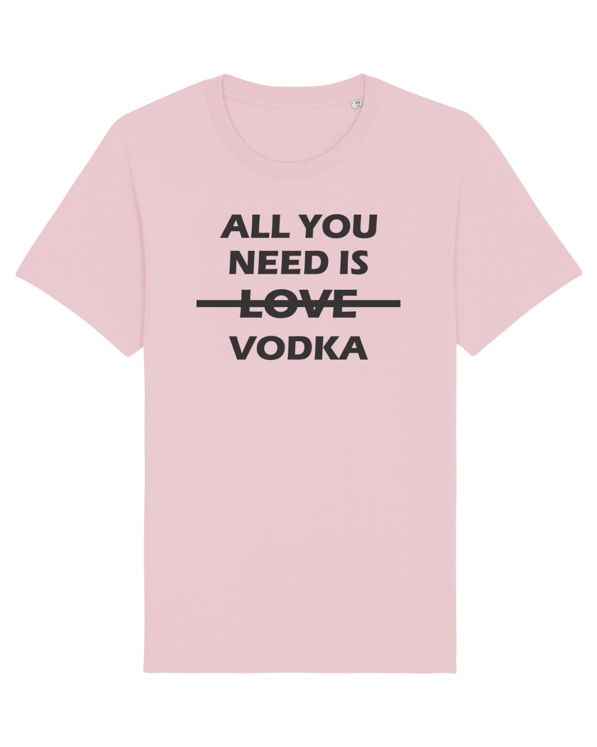 Tricou mânecă scurtă Unisex Rocker Cotton Pink