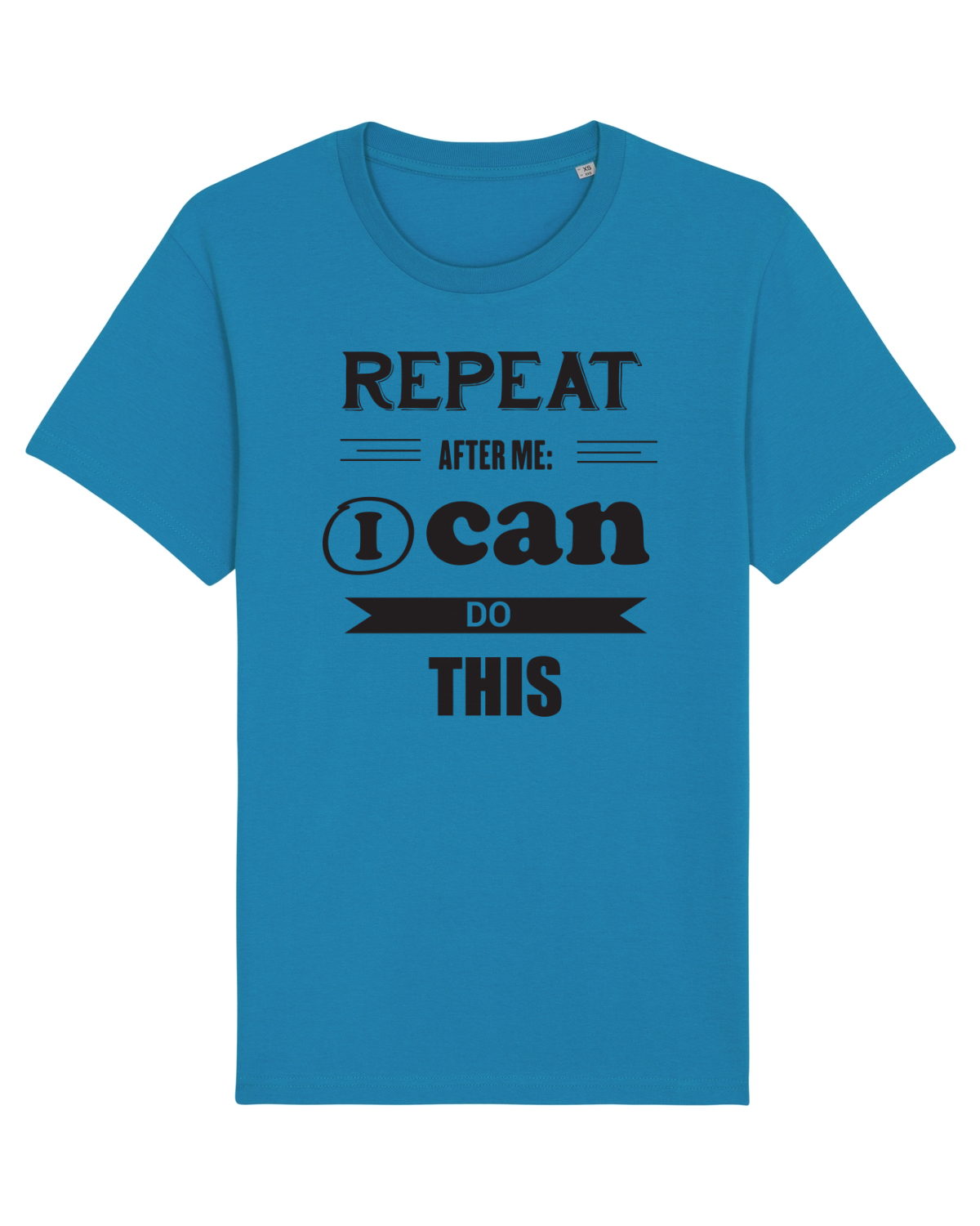 Tricou mânecă scurtă Unisex Rocker Azur