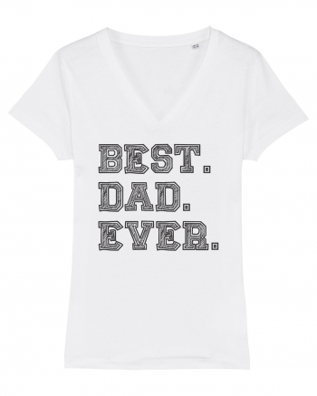 Best Dad White