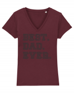 Best Dad Tricou mânecă scurtă guler V Damă Evoker