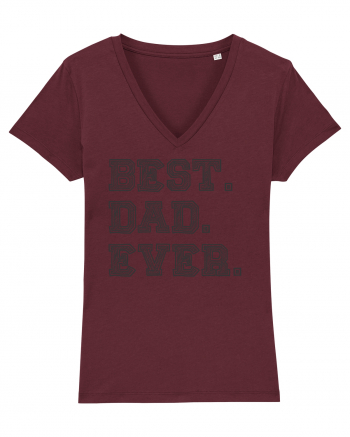 Best Dad Burgundy