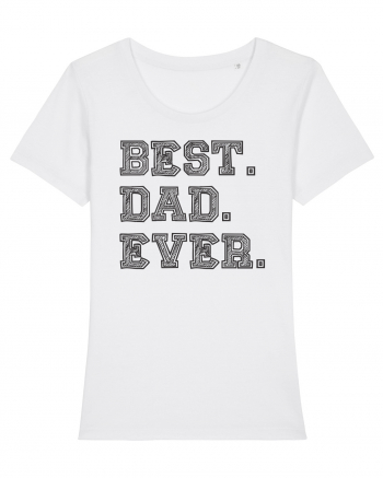 Best Dad White