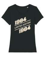 Născut in 1984 BC Limited edition Tricou mânecă scurtă guler larg fitted Damă Expresser
