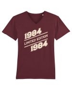 Născut in 1984 BC Limited edition Tricou mânecă scurtă guler V Bărbat Presenter