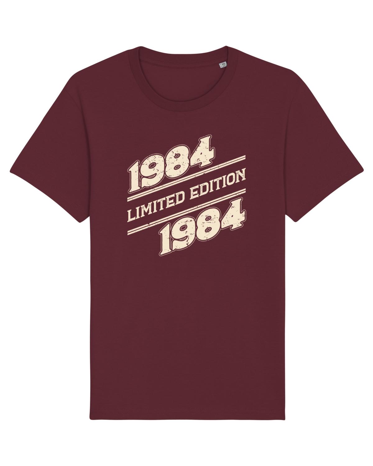Tricou mânecă scurtă Unisex Rocker Burgundy