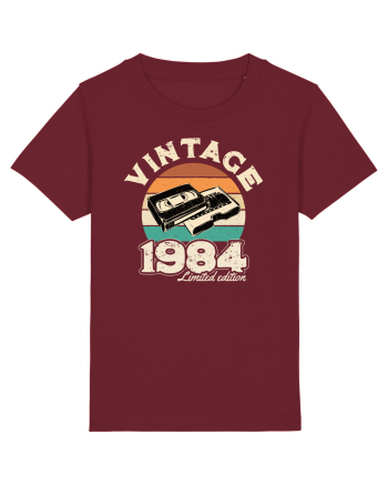 Născut in 1984 Retro sunset videotape Burgundy