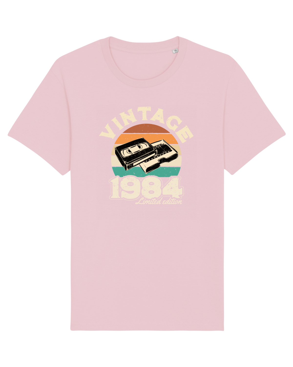 Tricou mânecă scurtă Unisex Rocker Cotton Pink
