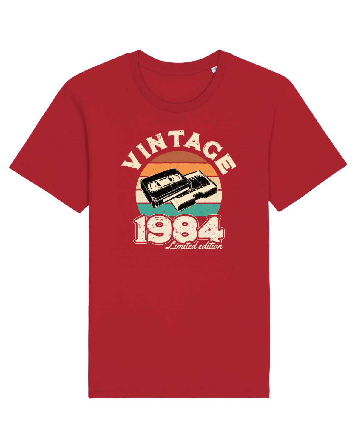 Tricou mânecă scurtă Unisex Rocker Red