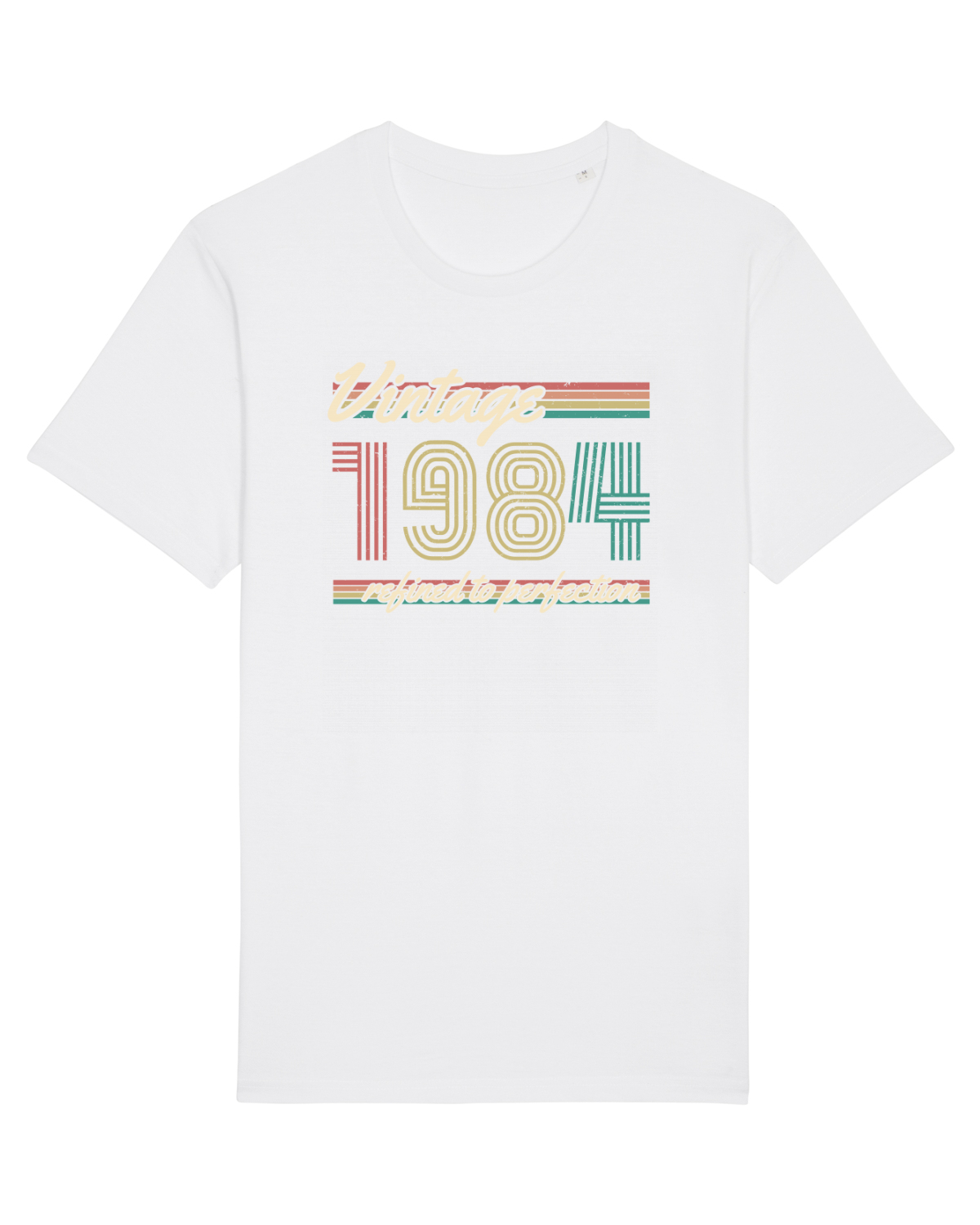 Tricou mânecă scurtă Unisex Rocker White