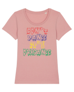 Don't panic Tricou mânecă scurtă guler larg fitted Damă Expresser