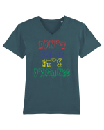 Don't panic Tricou mânecă scurtă guler V Bărbat Presenter