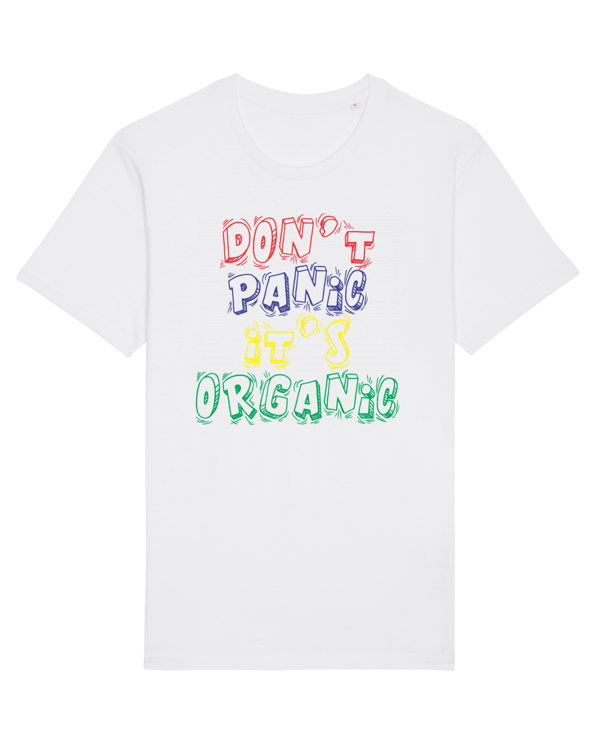 Tricou mânecă scurtă Unisex Rocker White
