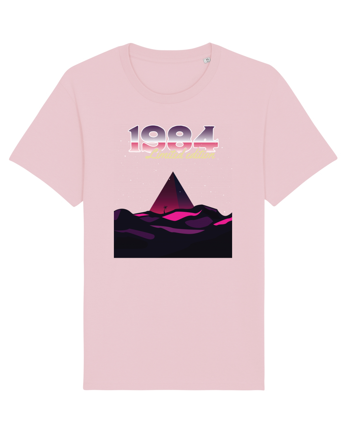 Tricou mânecă scurtă Unisex Rocker Cotton Pink