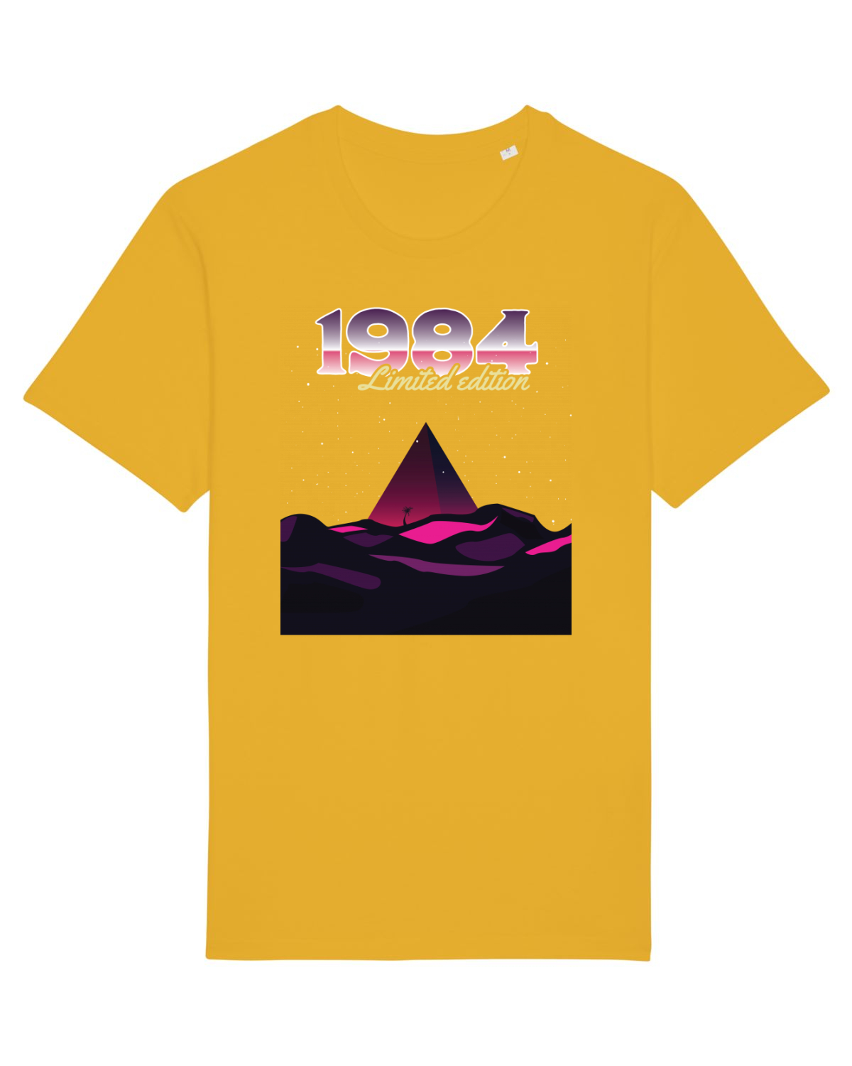 Tricou mânecă scurtă Unisex Rocker Spectra Yellow