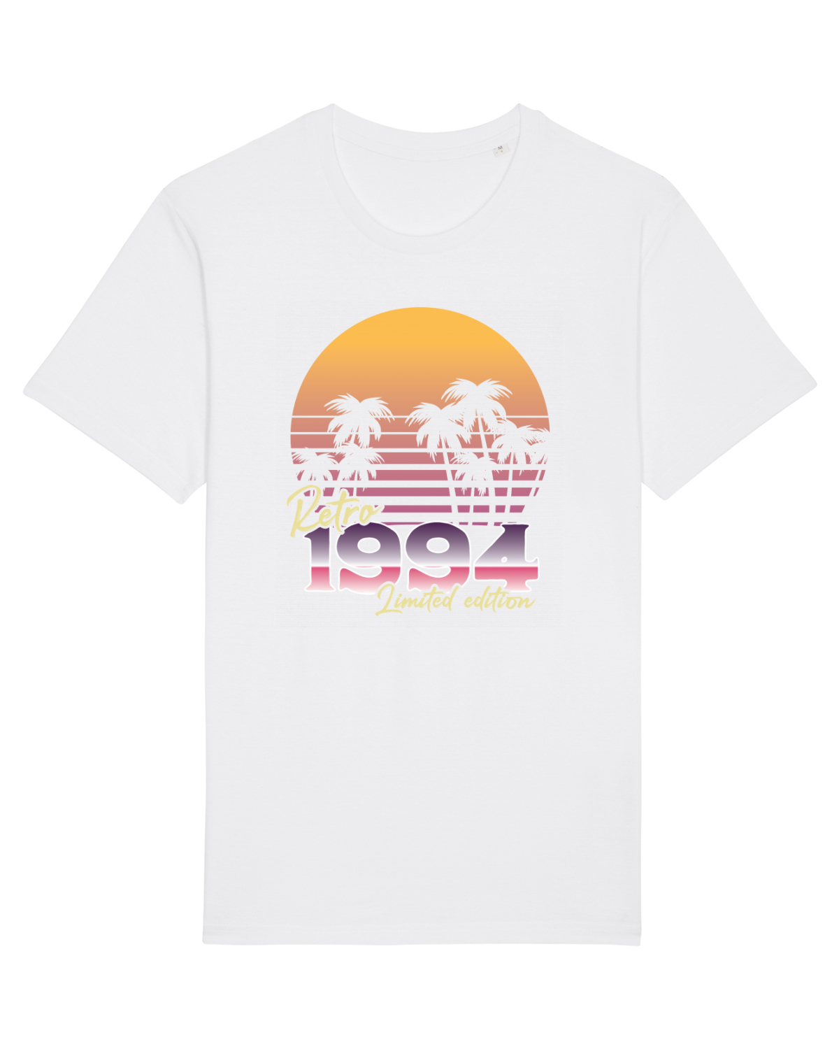Tricou mânecă scurtă Unisex Rocker White