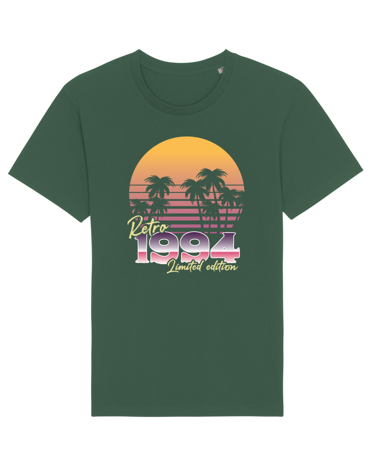 Tricou mânecă scurtă Unisex Rocker Bottle Green