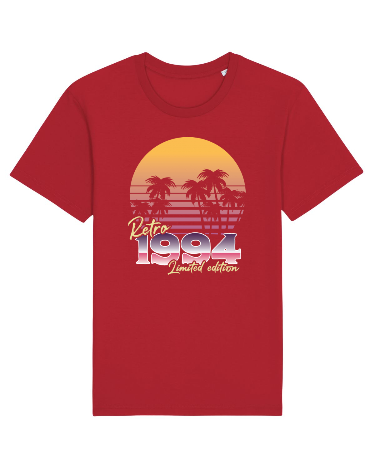 Tricou mânecă scurtă Unisex Rocker Red