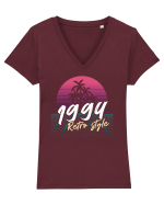Născut in 1994 SW retro style Tricou mânecă scurtă guler V Damă Evoker