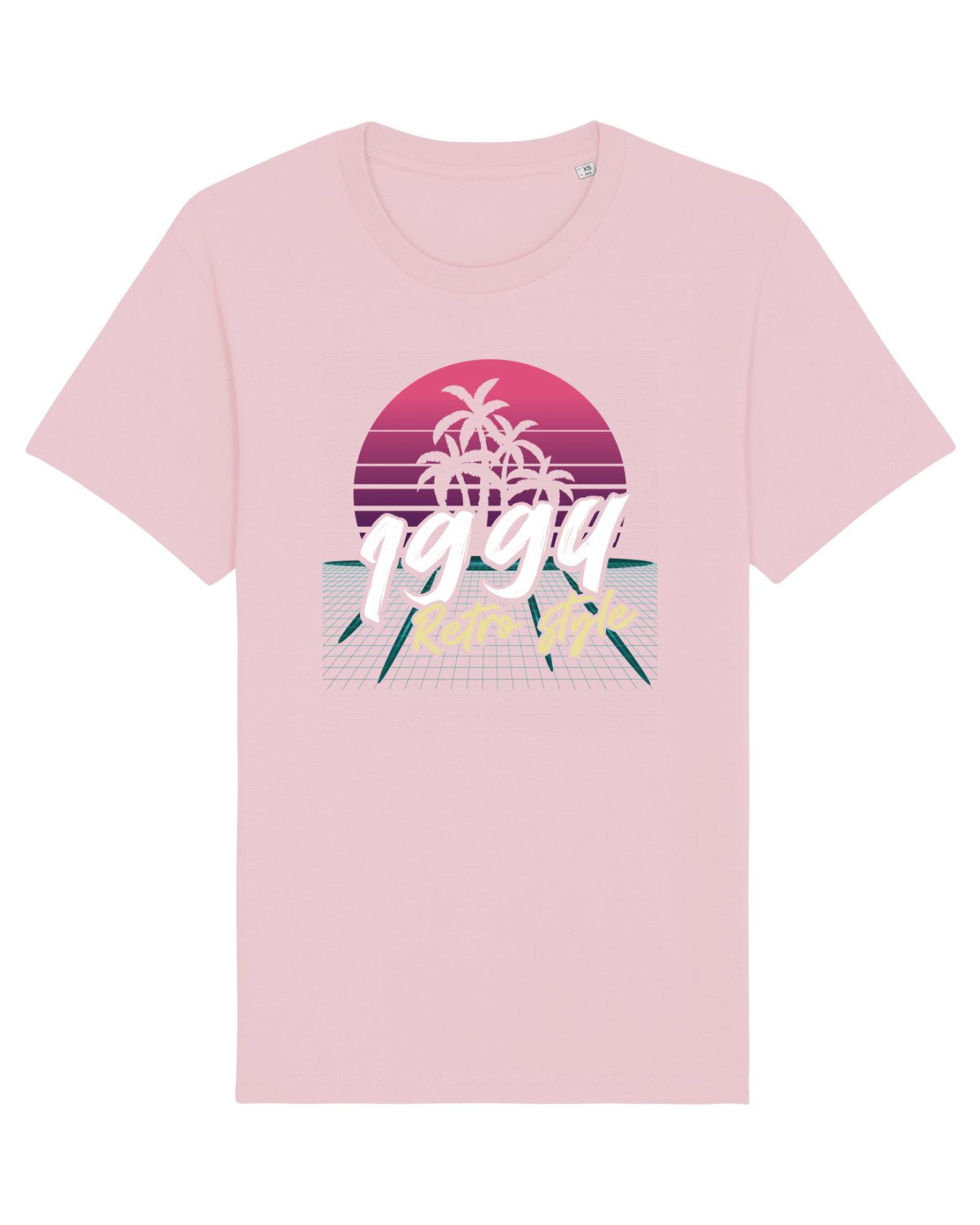 Tricou mânecă scurtă Unisex Rocker Cotton Pink