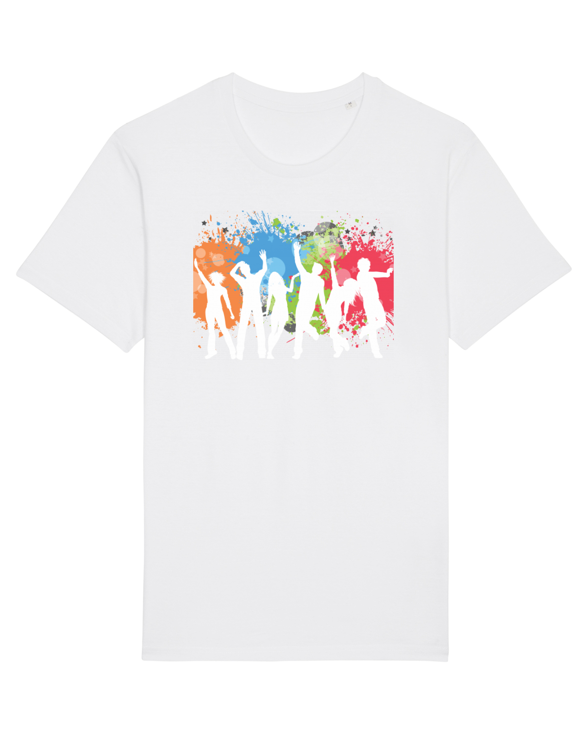 Tricou mânecă scurtă Unisex Rocker White