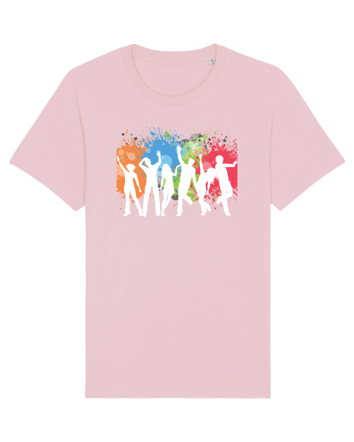 Tricou mânecă scurtă Unisex Rocker Cotton Pink